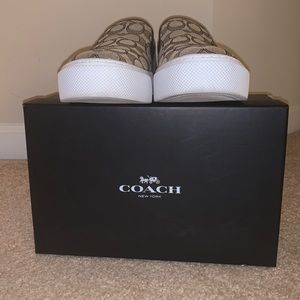 Coach Khaki Slip-On Shoe